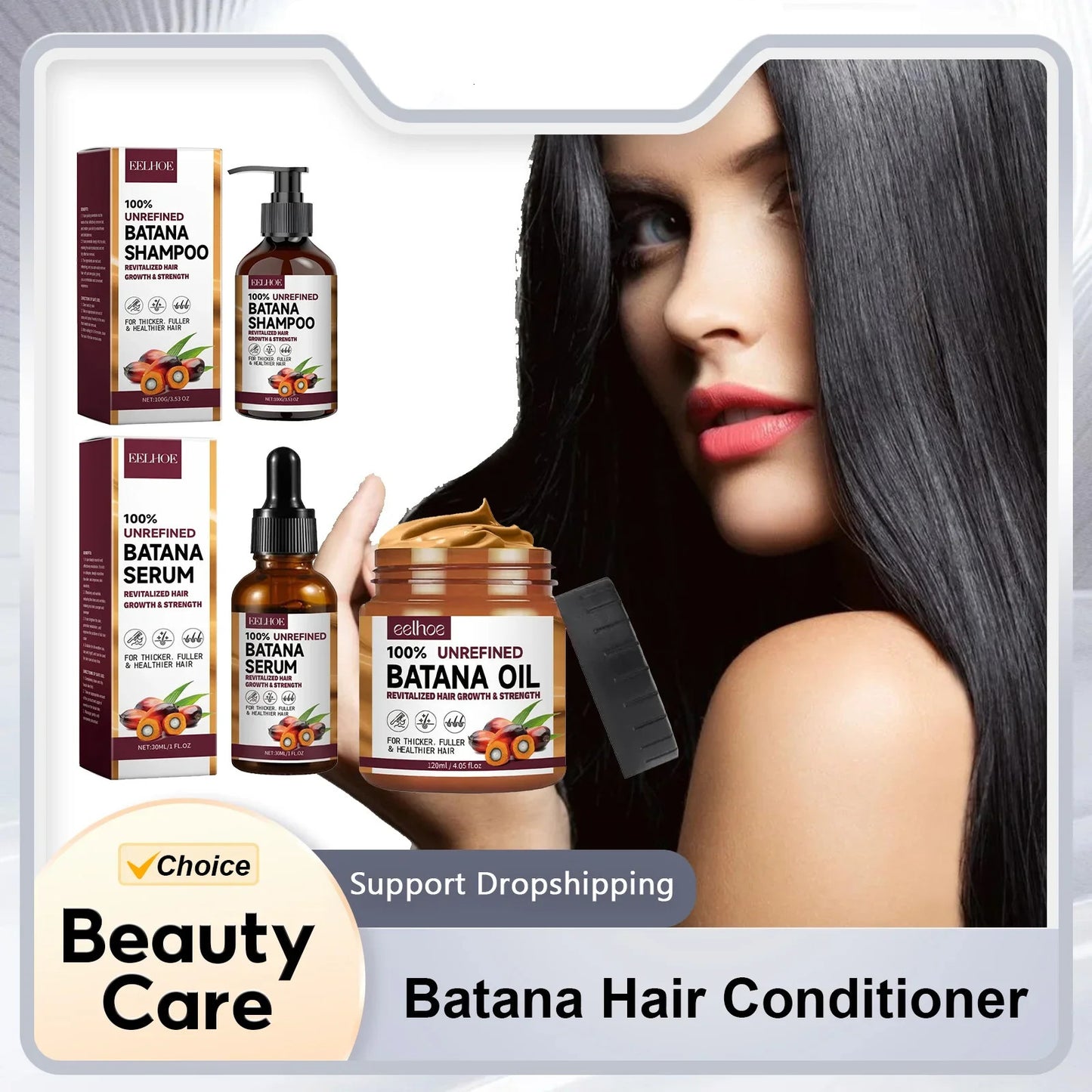 Batana Oil - Hair Sampoo & Conditioner Treatment